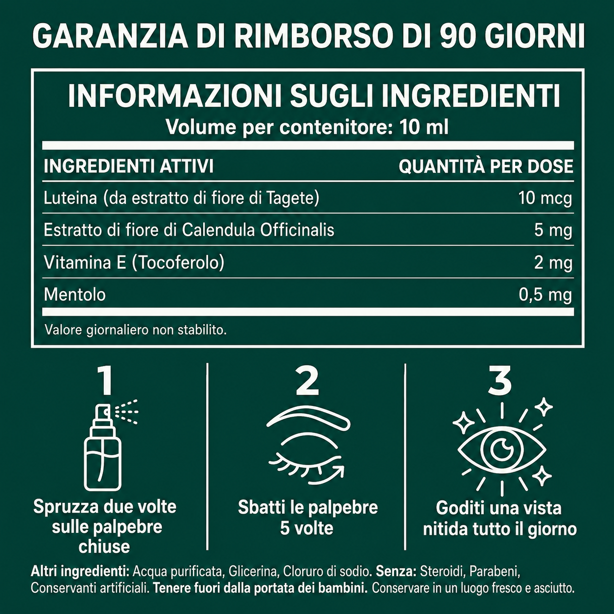 Spray Oculare Luteina VistaPrima by Corexis™